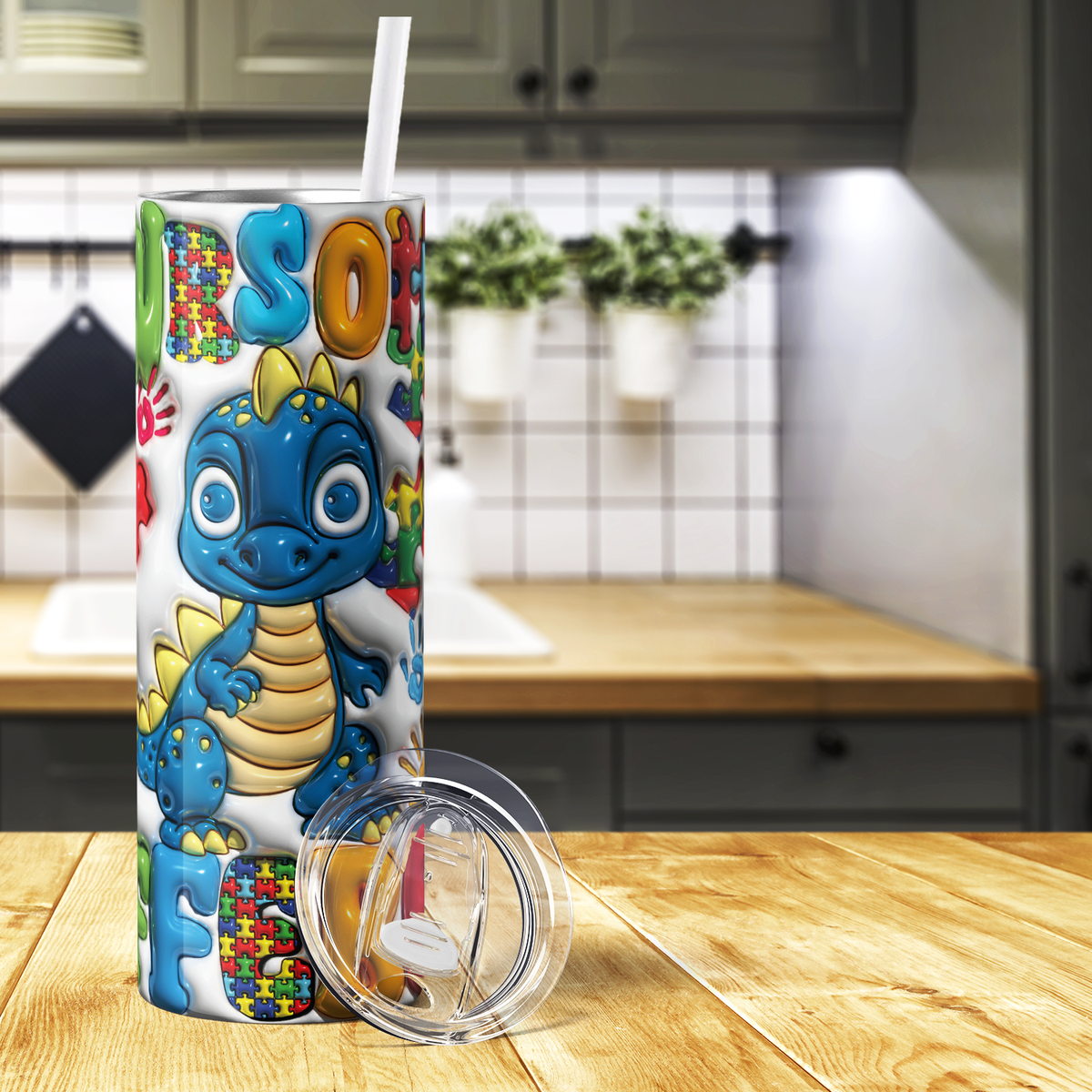 Rawrsomely Different 20oz Skinny Tumbler