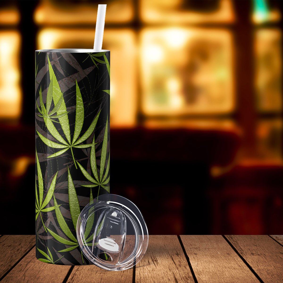 Weed 20oz Skinny Tumbler