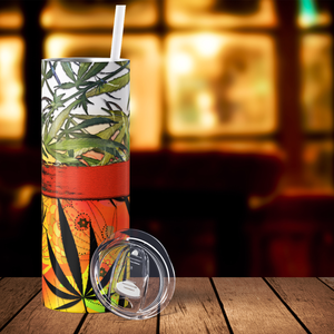 Cannabis Orange 20oz Skinny Tumbler