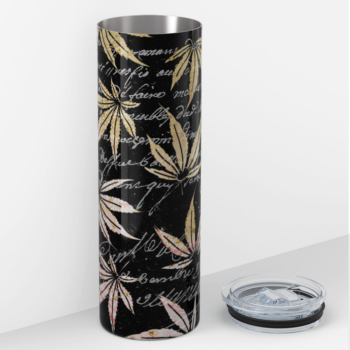 Weed Script Art 20oz Skinny Tumbler