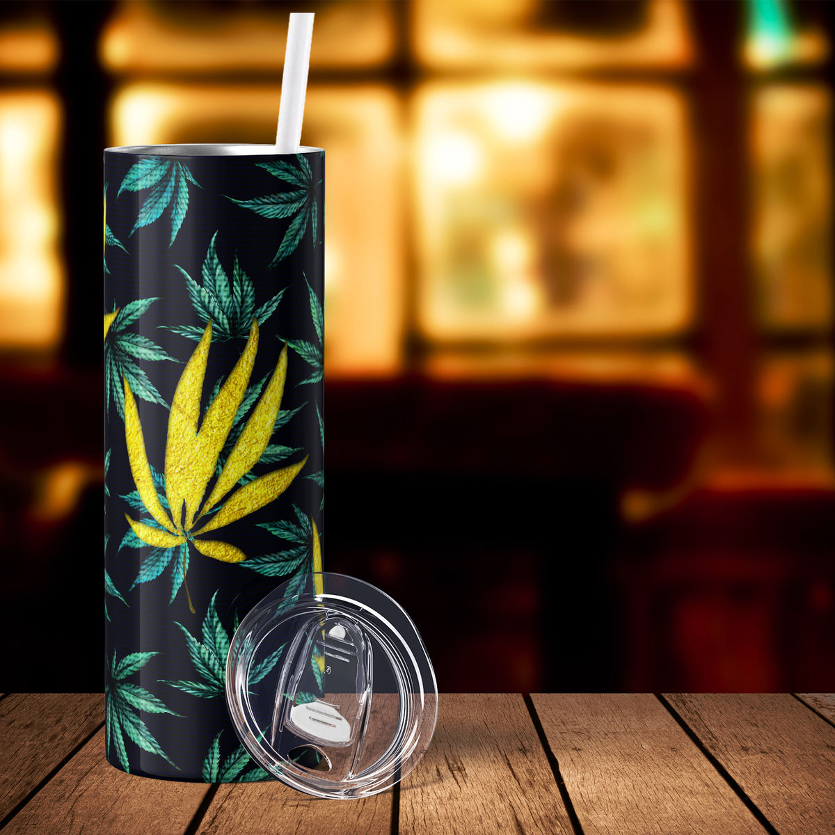 Weeds Pattern 20oz Skinny Tumbler