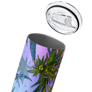 Cannabis Weed Pastel 20oz Skinny Tumbler