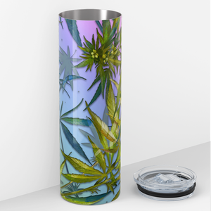 Cannabis Weed Pastel 20oz Skinny Tumbler