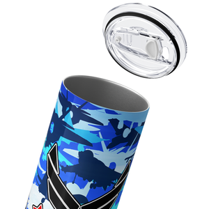 Veteran of the United States Air Force Flag 20oz Skinny Tumbler