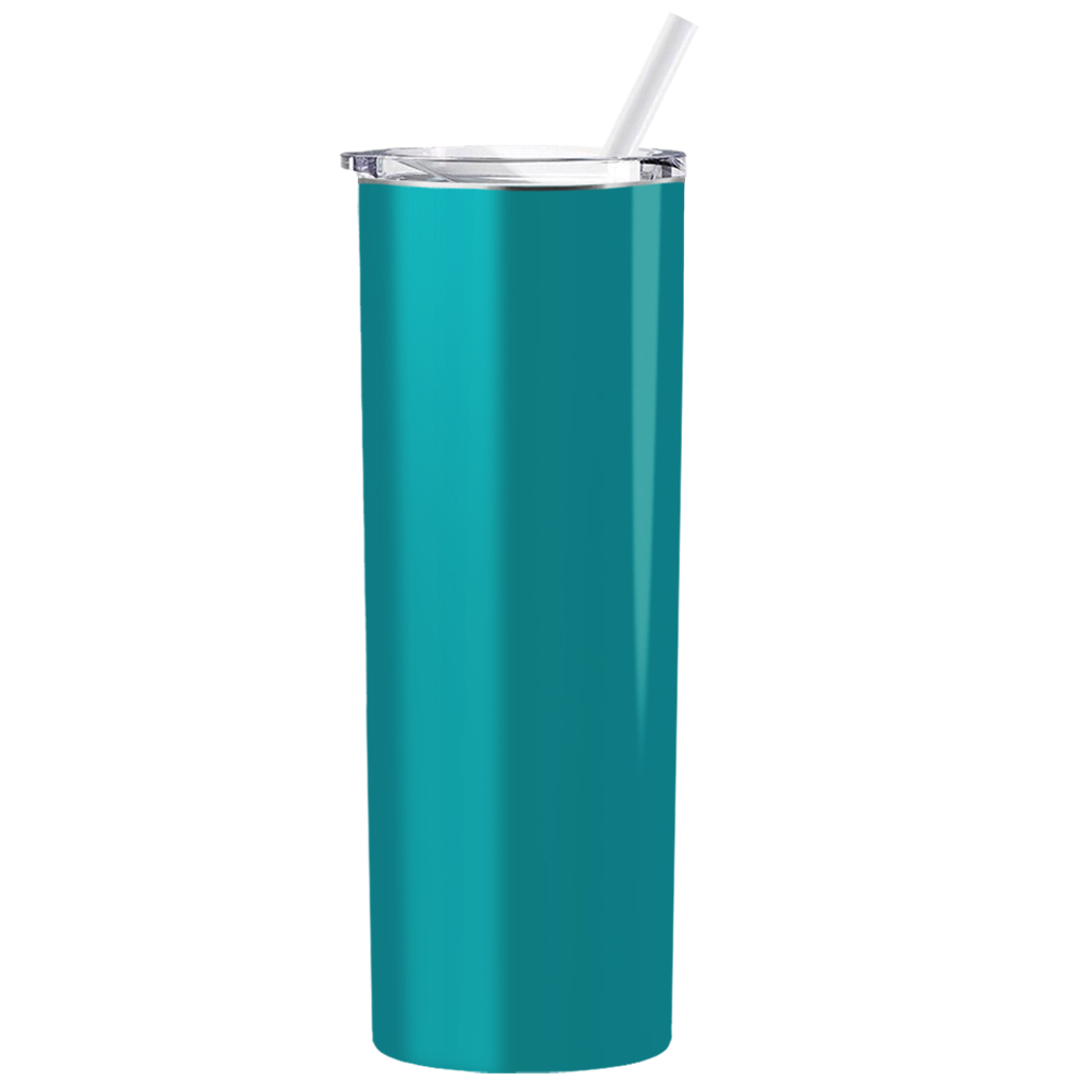 Personalized Custom Text 20oz Skinny Tumbler