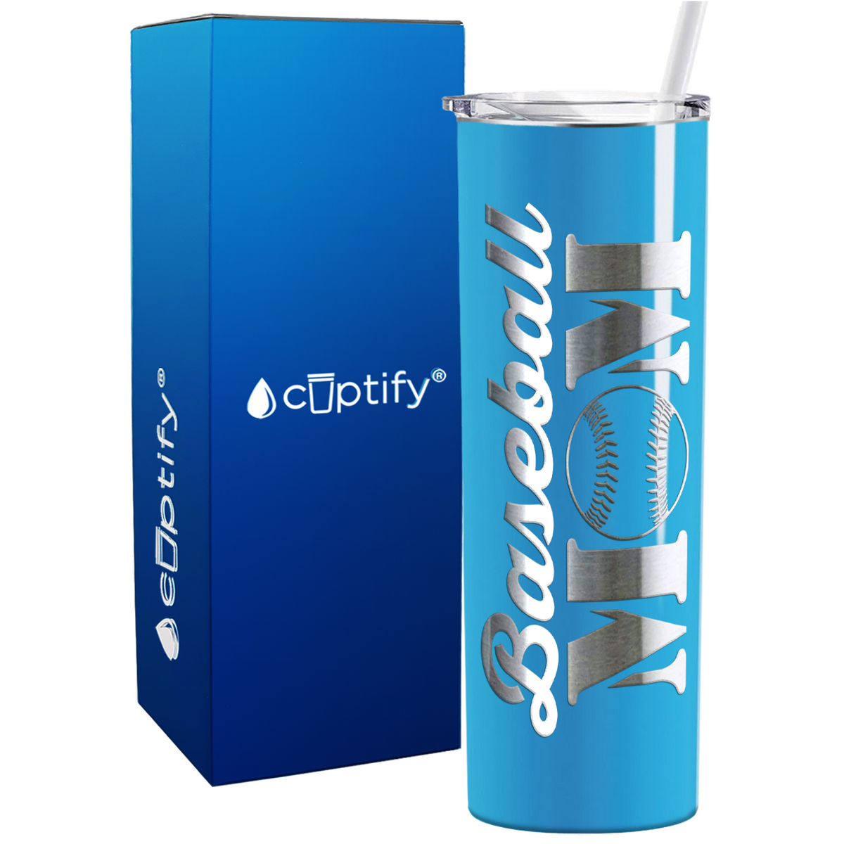 Baseball Mom 20oz Skinny Tumbler