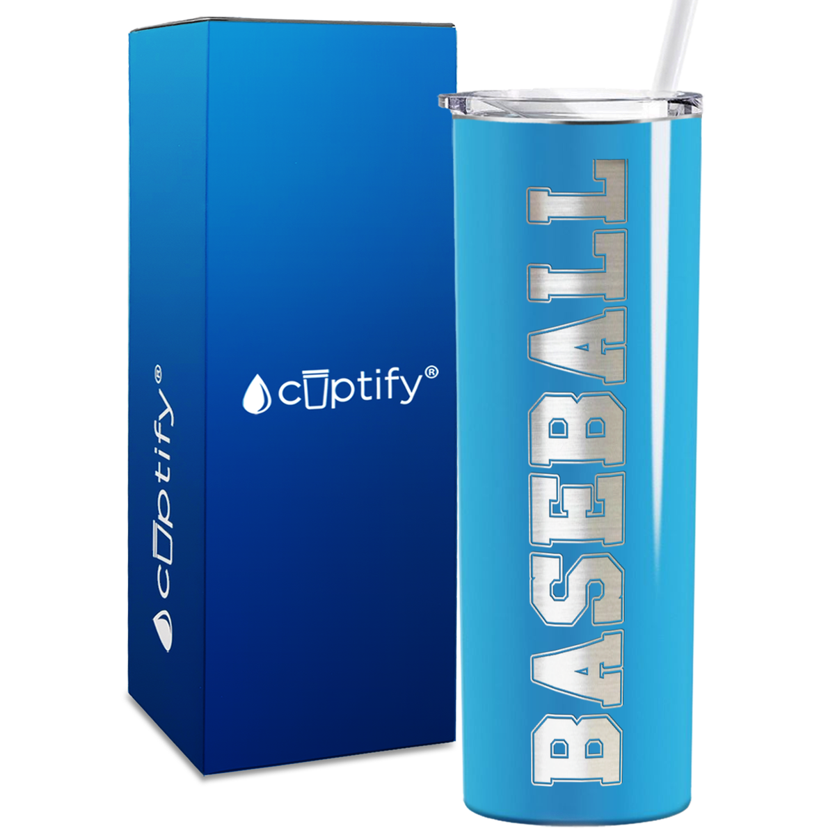 Baseball 20oz Skinny Tumbler