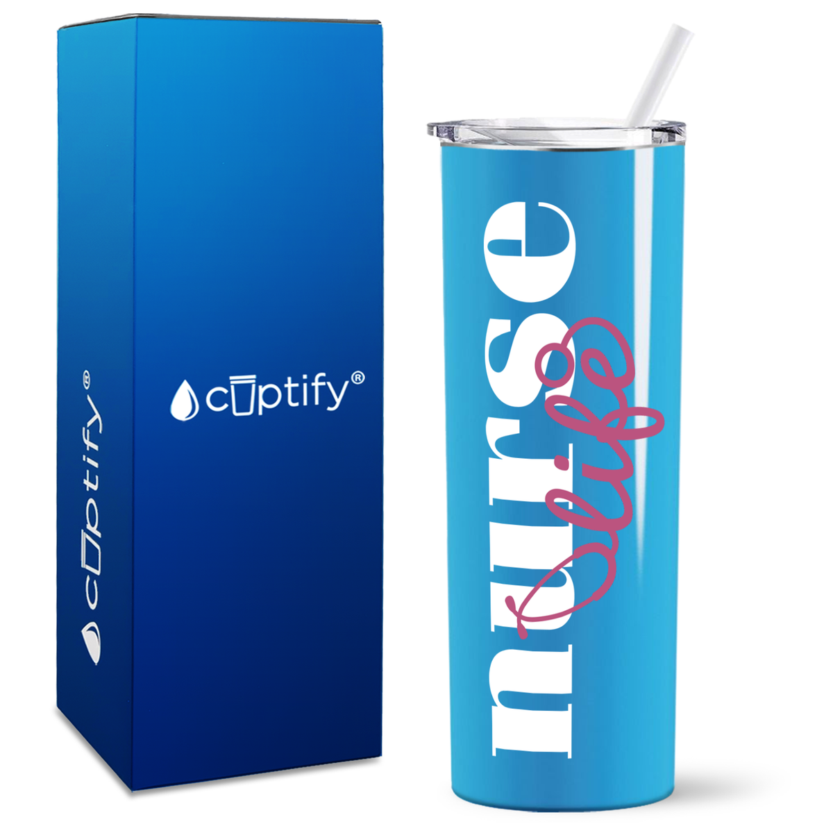 Nurse Life on Skinny Tumbler