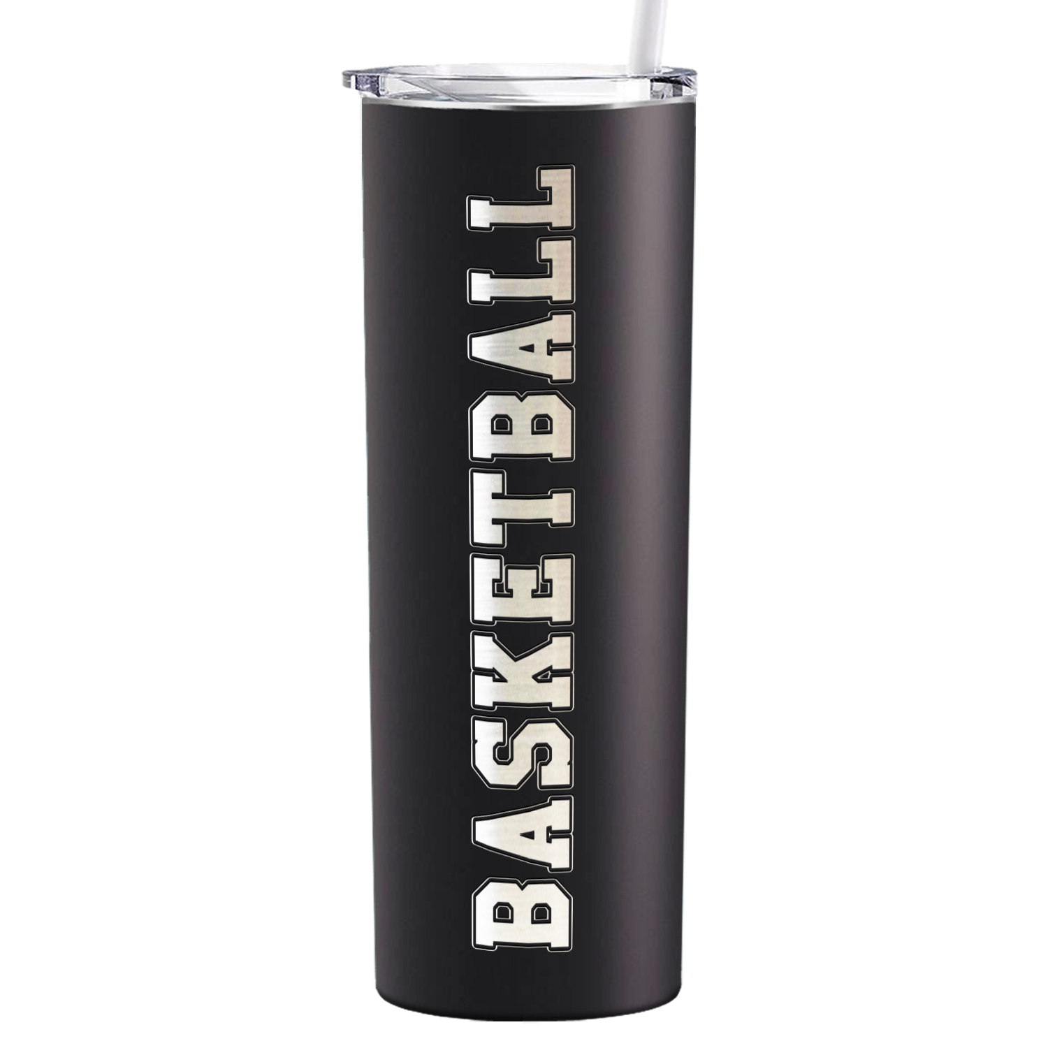 Basketball on 20oz Skinny Tumbler