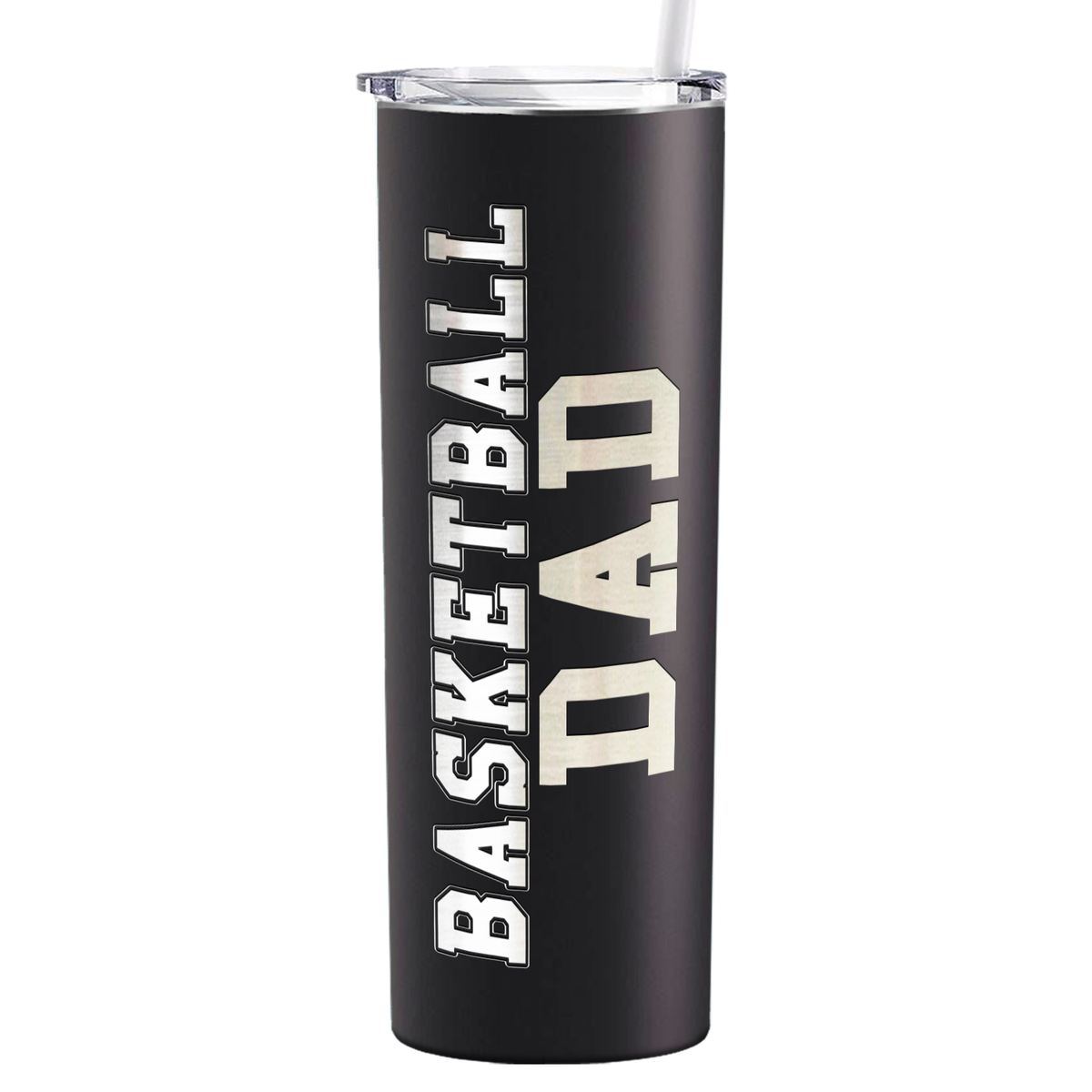 Basketball Dad on 20oz Skinny Tumbler
