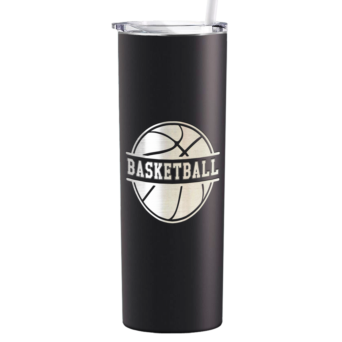 Basketball Ball on 20oz Skinny Tumbler