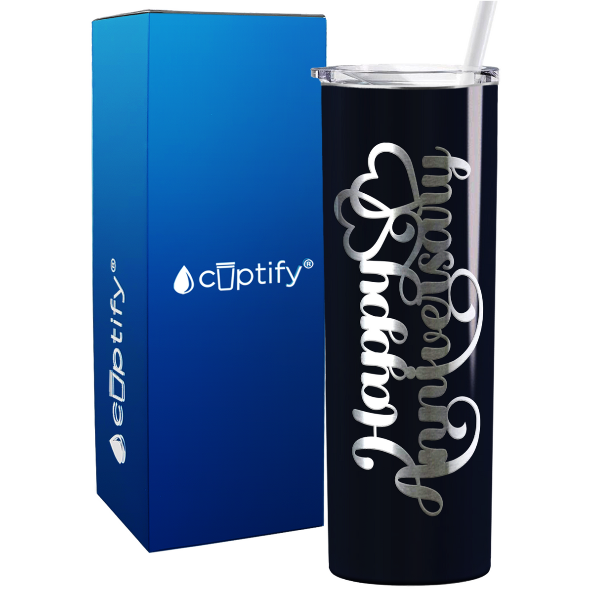 anniversary skinny tumbler
