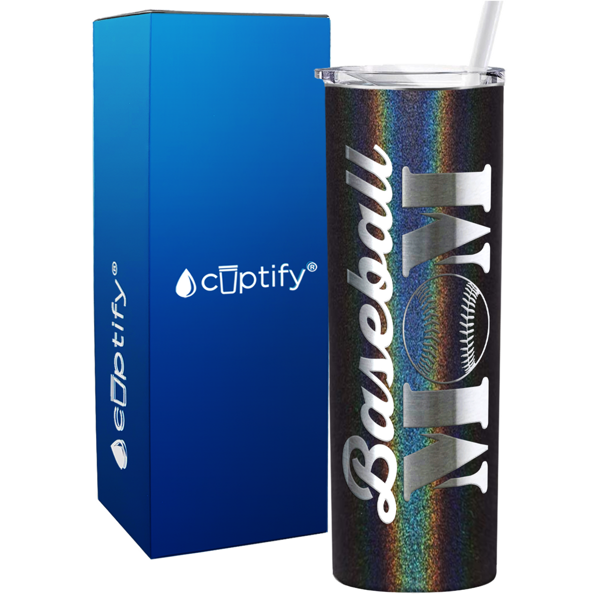 Baseball Mom 20oz Skinny Tumbler