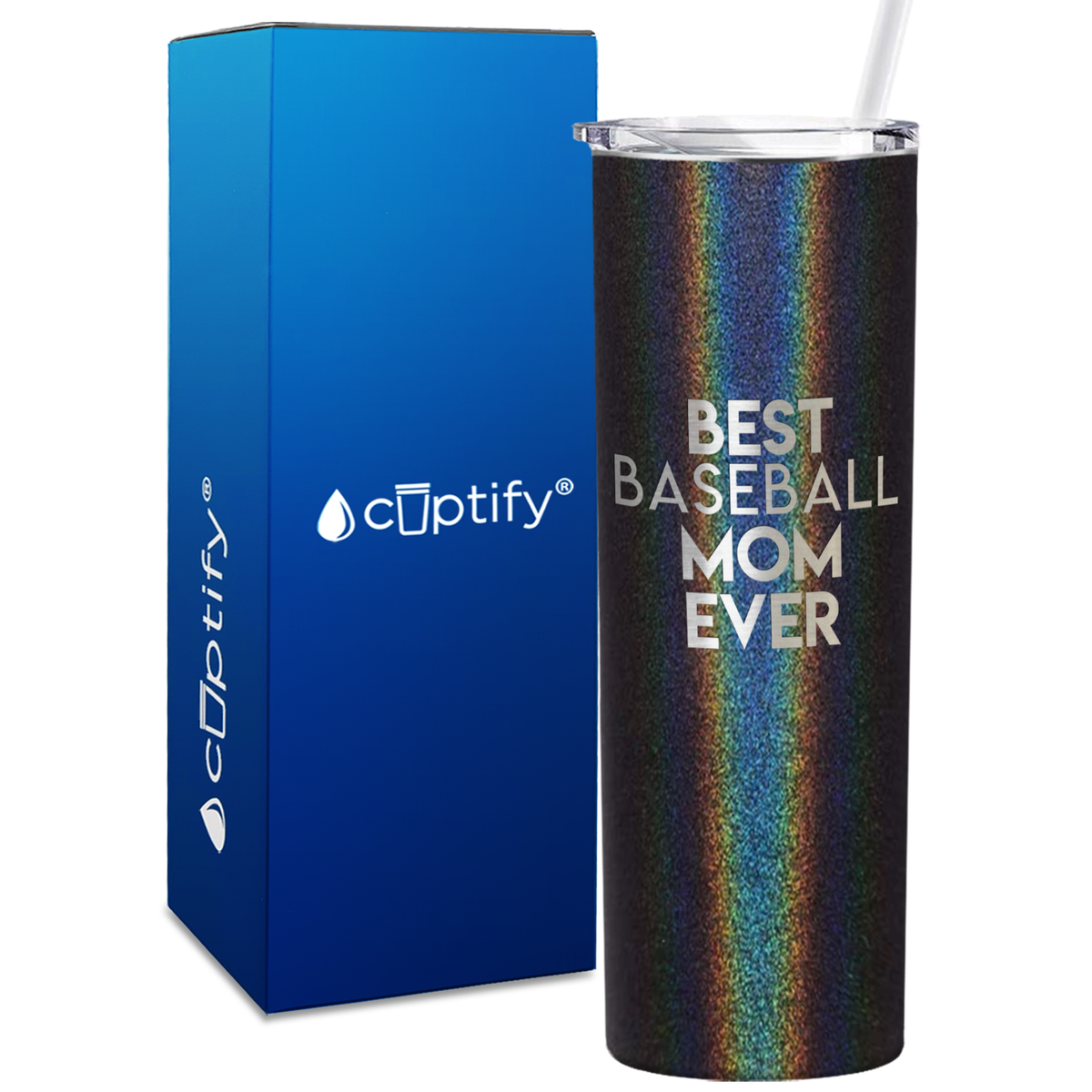 Best Baseball Mom Ever 20oz Skinny Tumbler