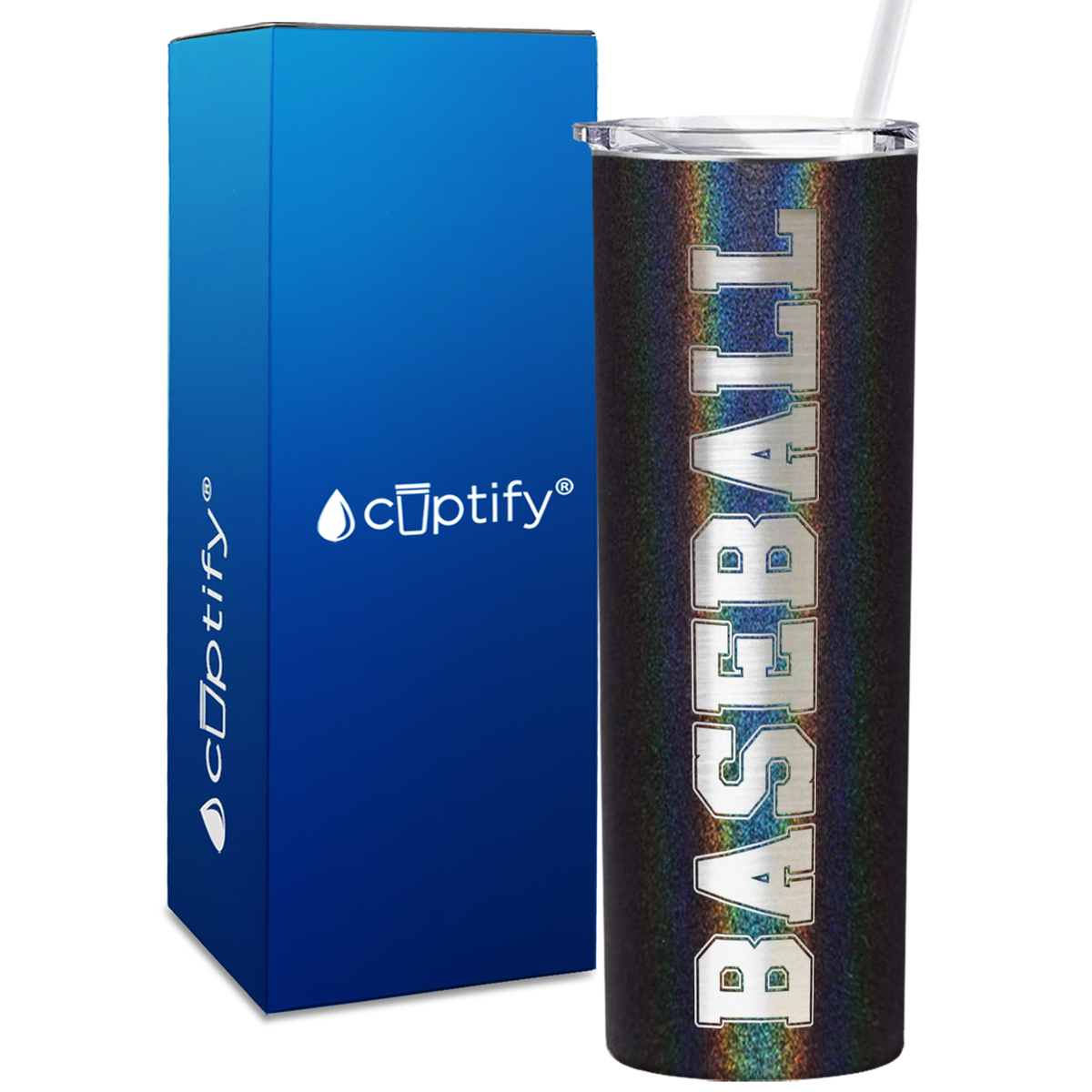 Baseball 20oz Skinny Tumbler
