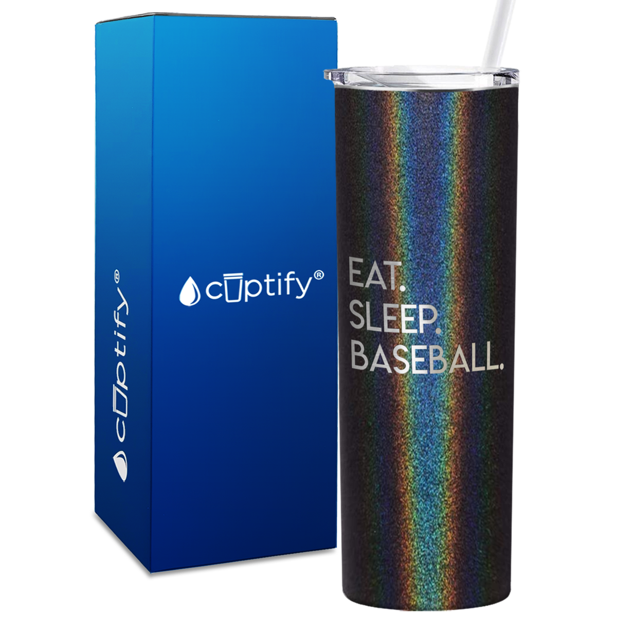 Eat Sleep 20oz Skinny - Baseball