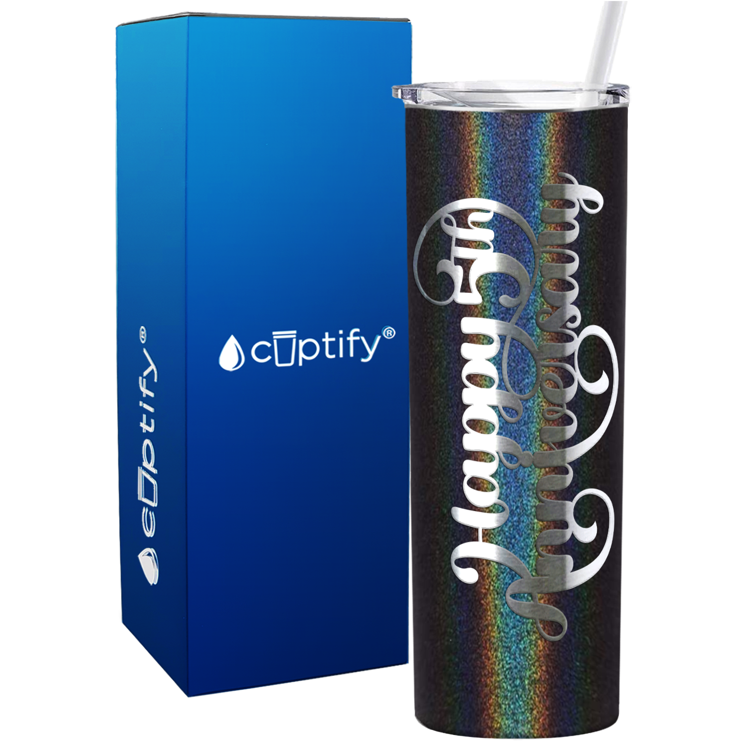 anniversary skinny tumbler