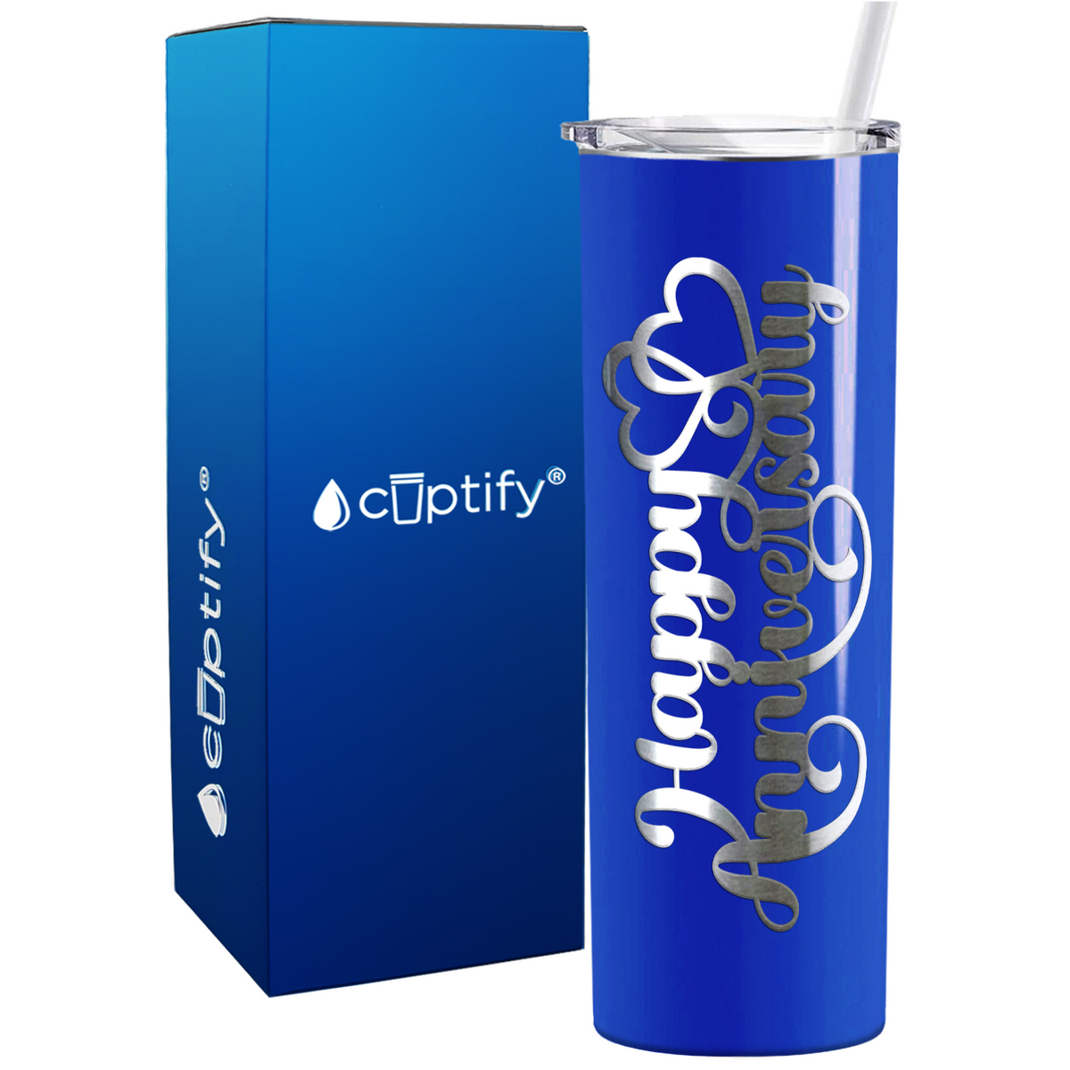 anniversary skinny tumbler