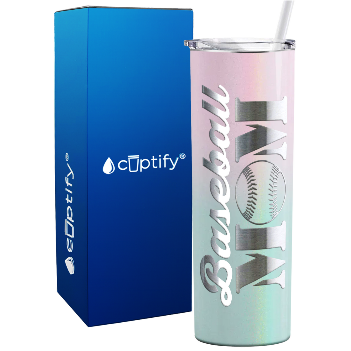 Baseball Mom 20oz Skinny Tumbler