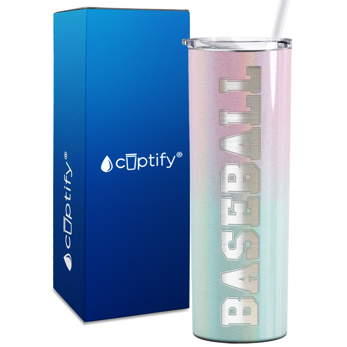 20oz Skinny - Baseball