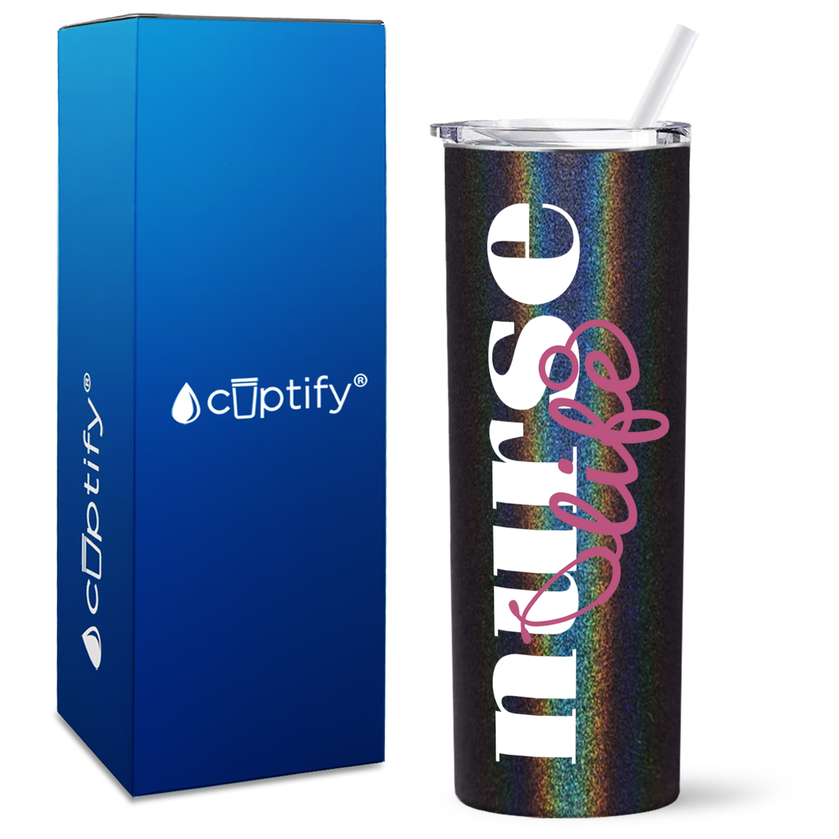 Nurse Life on Skinny Tumbler