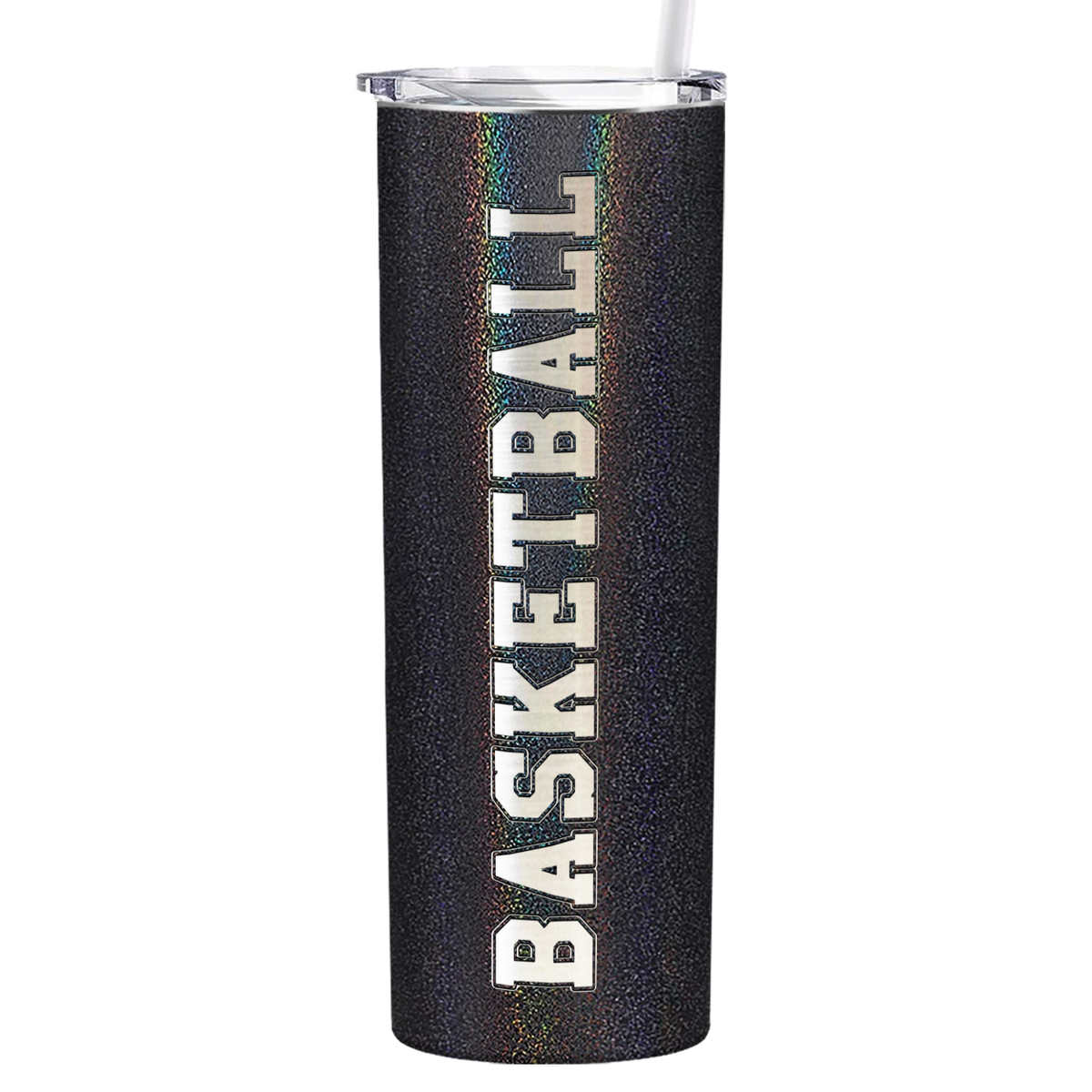Basketball on 20oz Skinny Tumbler