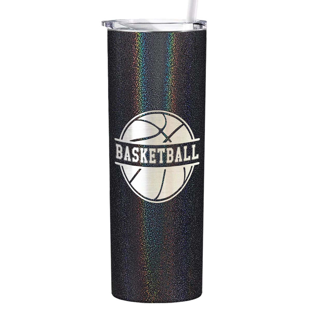 Basketball Ball on 20oz Skinny Tumbler