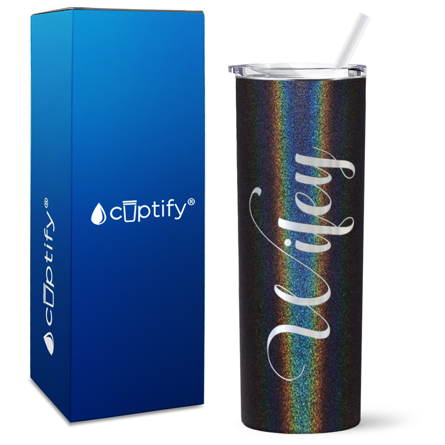 Wifey on 20oz Skinny Tumbler