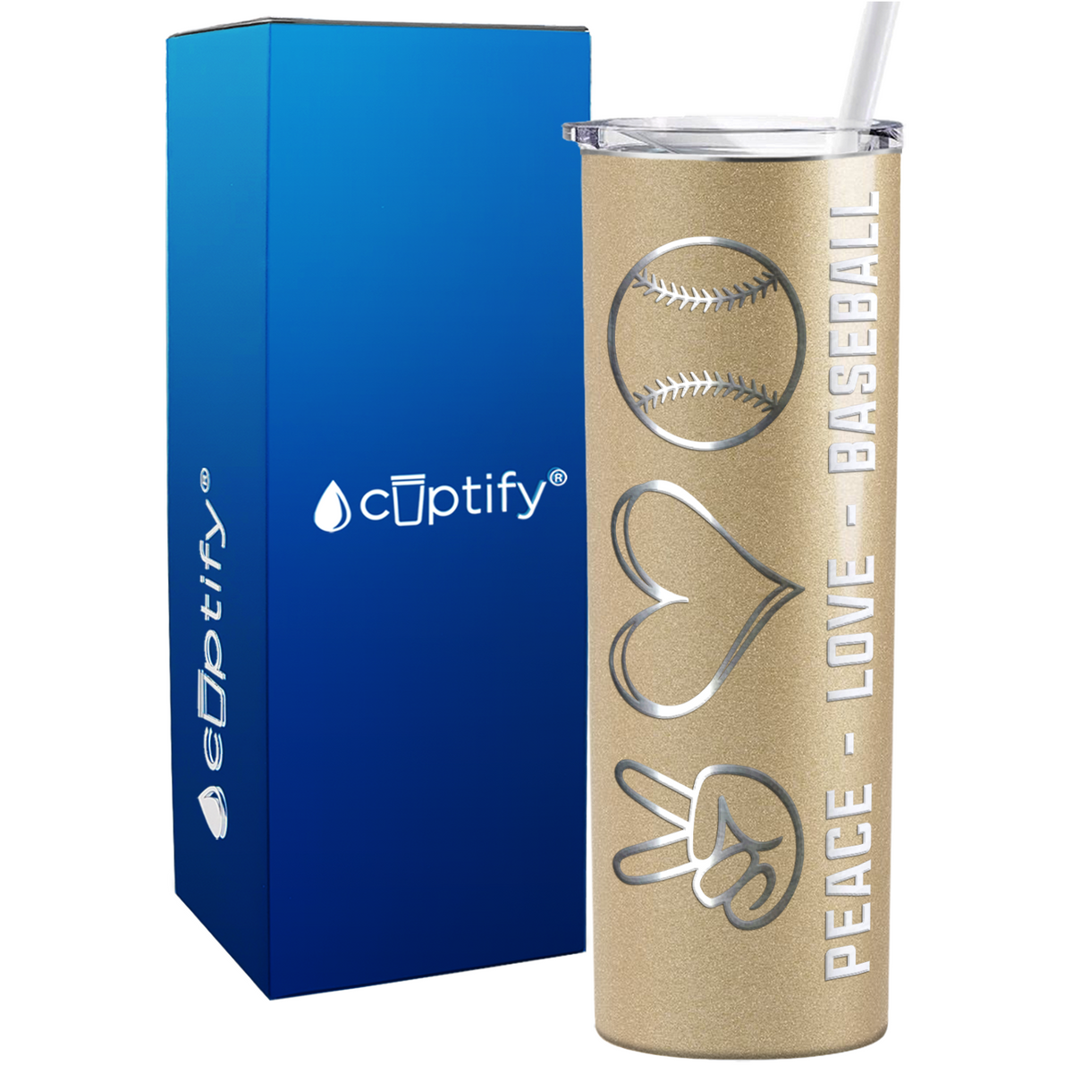 Stressed Blessed and Baseball Obsessed on 20oz Skinny Stainless Steel Tumbler