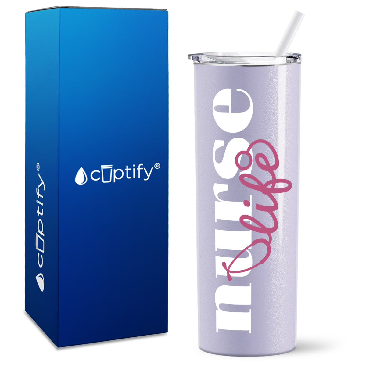 Nurse Life on Skinny Tumbler