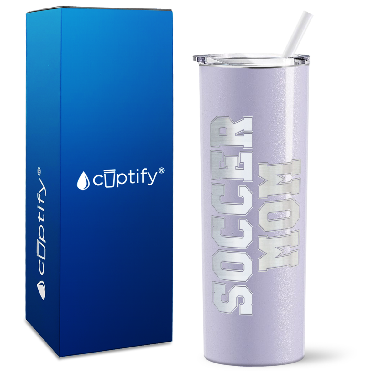 Soccer Mom on 20oz Skinny Tumbler