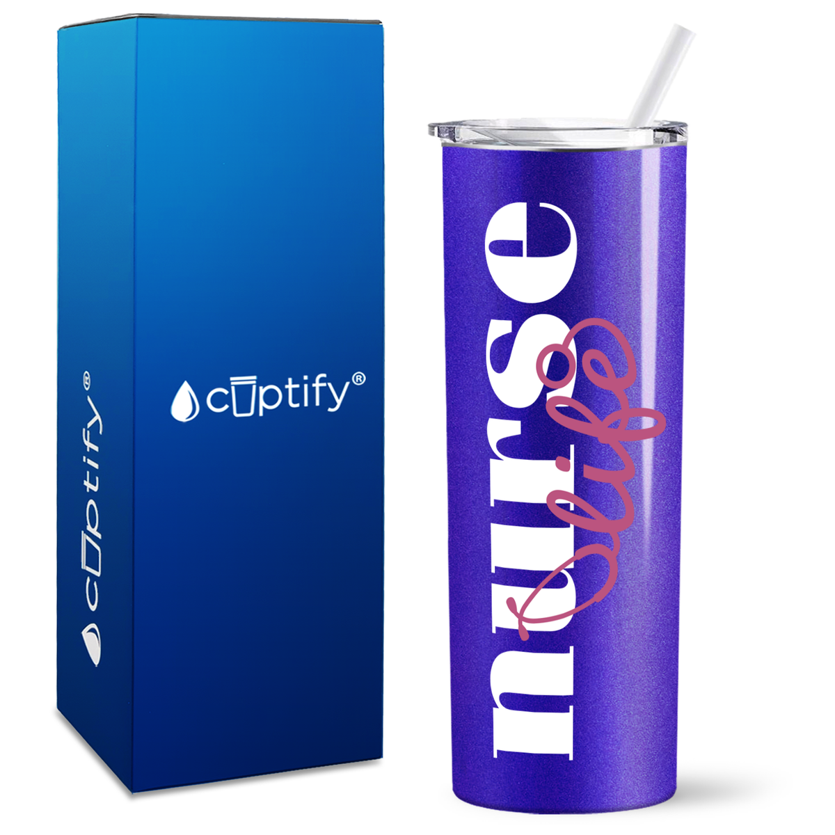 Nurse Life on Skinny Tumbler