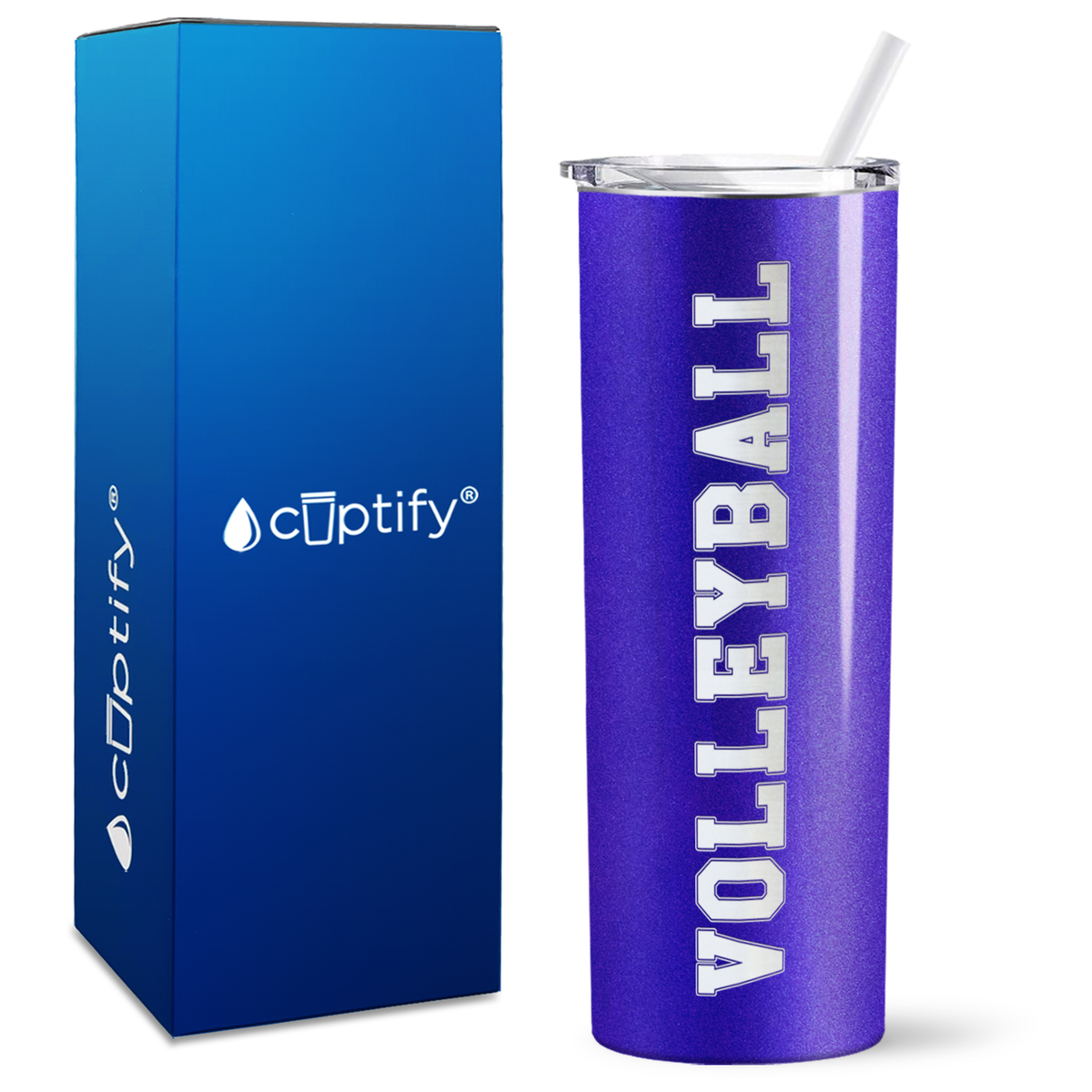 Volleyball on 20oz Skinny Tumbler