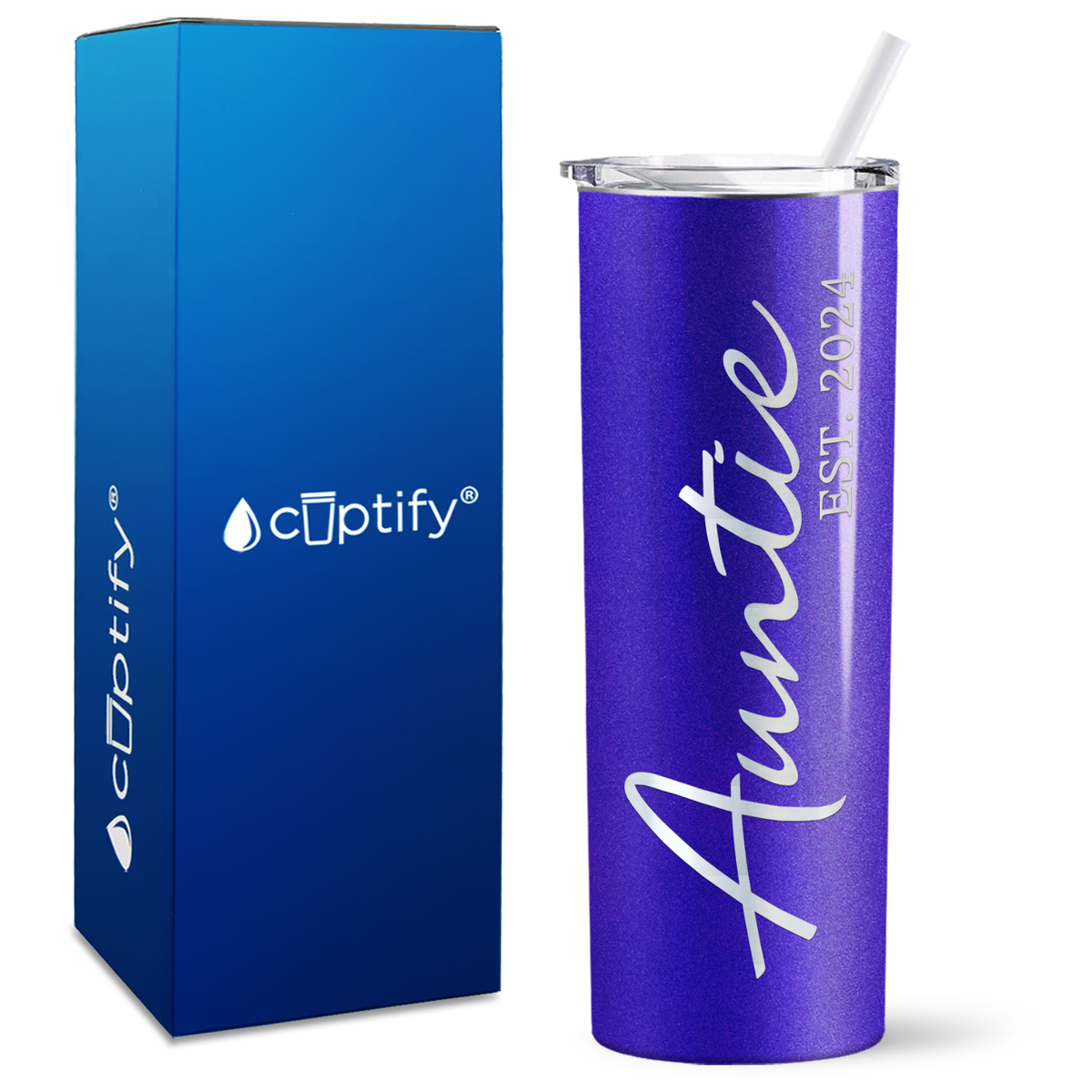 Auntie Established 20oz Skinny Tumbler