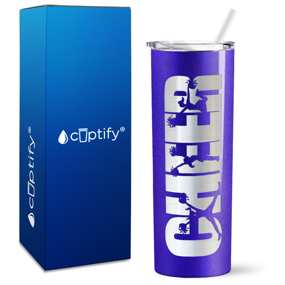 Cheer Leaders on 20oz Skinny Tumbler