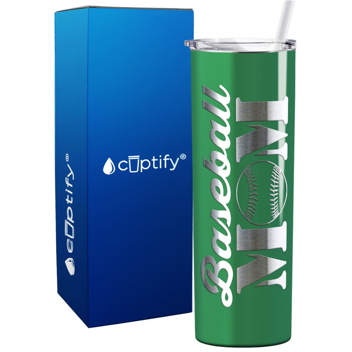 Baseball Mom 20oz Skinny Tumbler