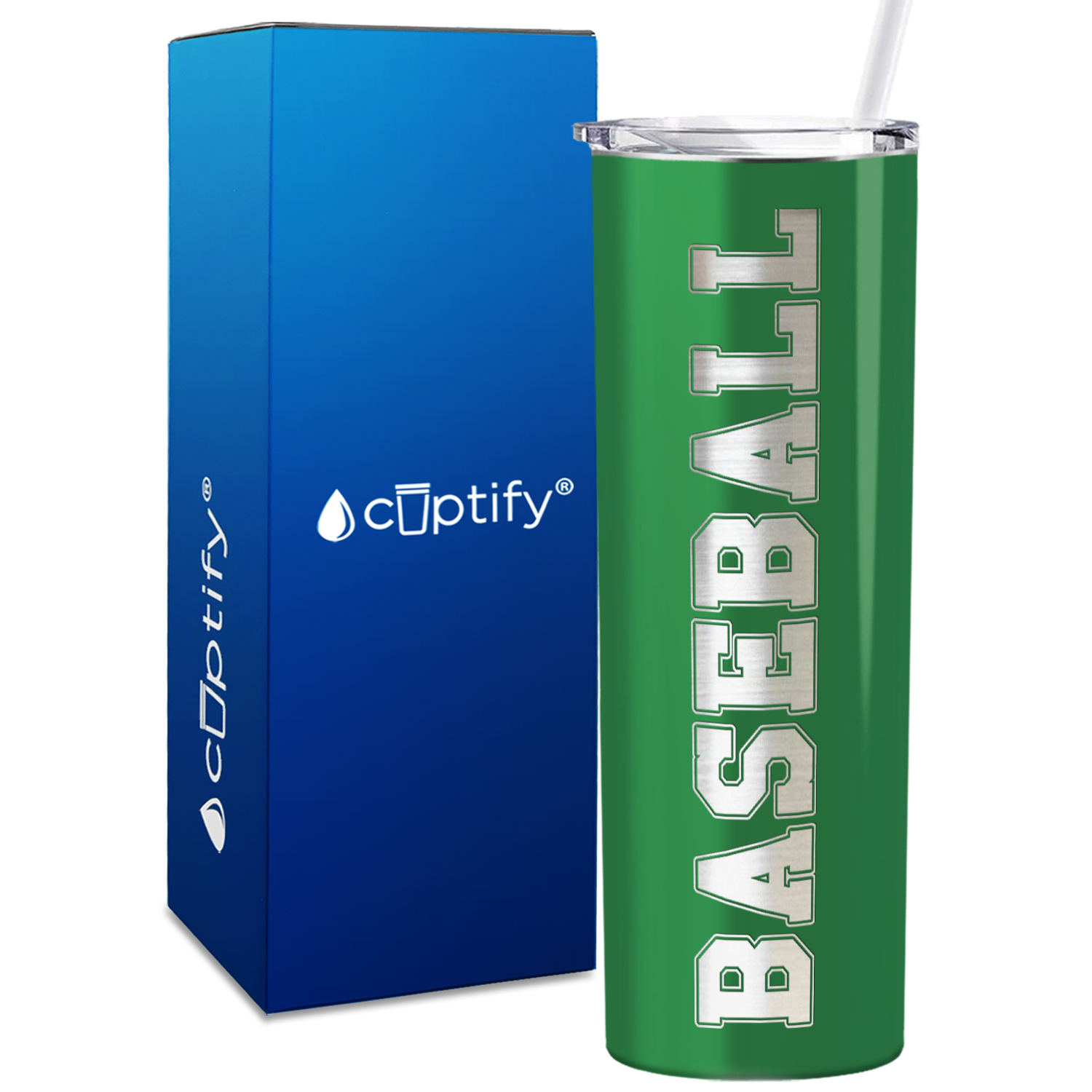 Baseball 20oz Skinny Tumbler