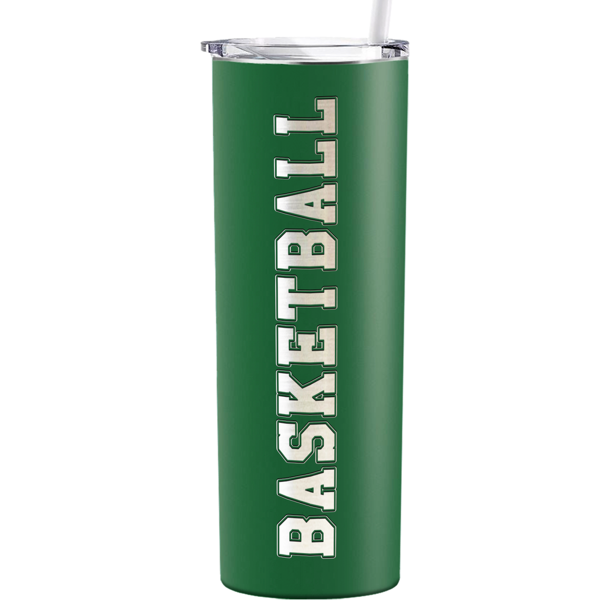 Basketball on 20oz Skinny Tumbler