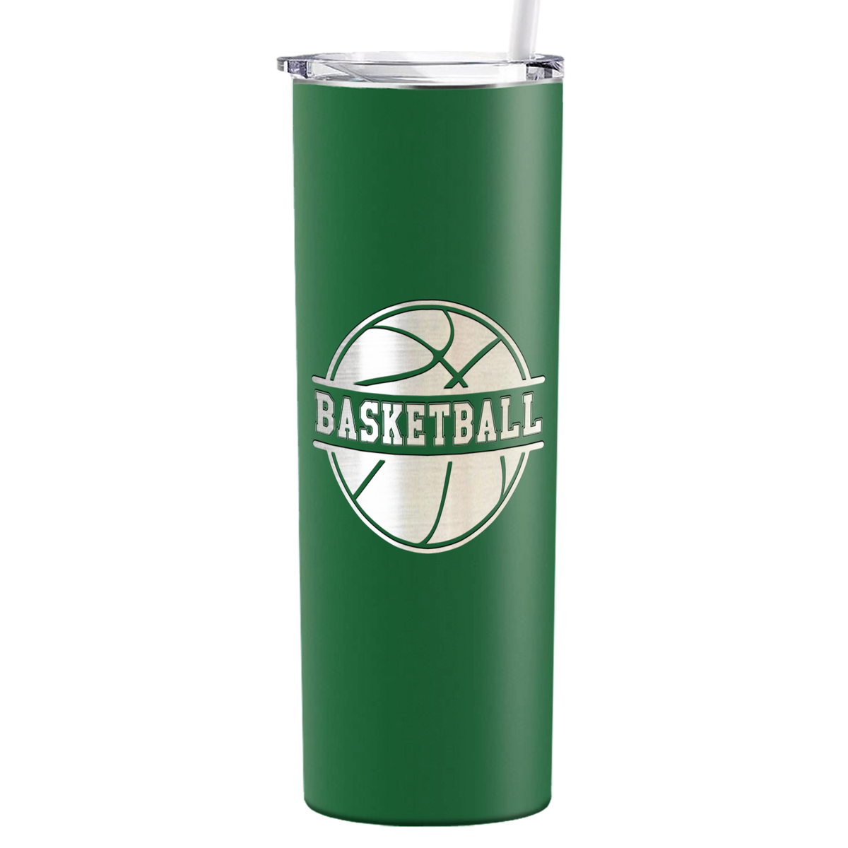 Basketball Ball on 20oz Skinny Tumbler