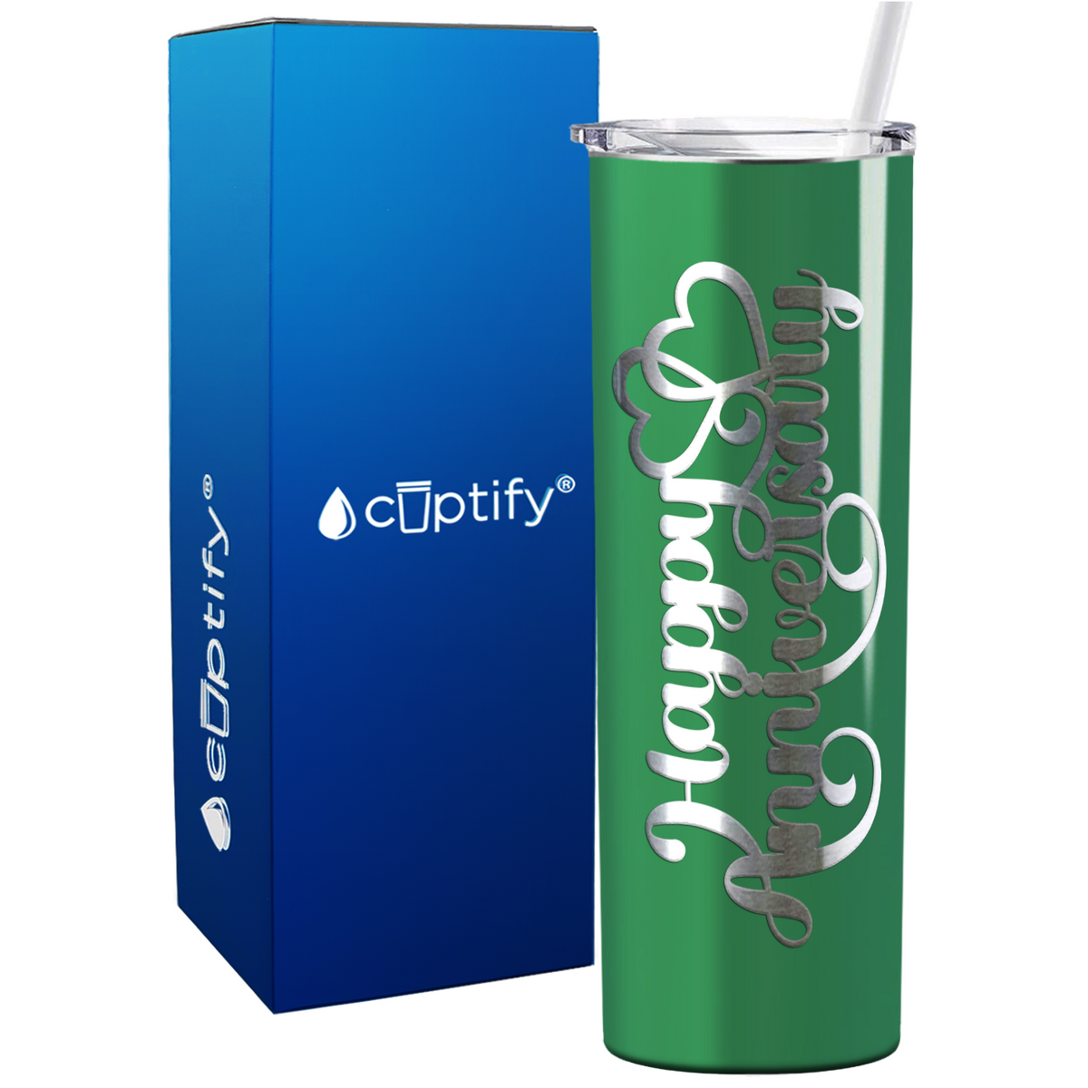anniversary skinny tumbler