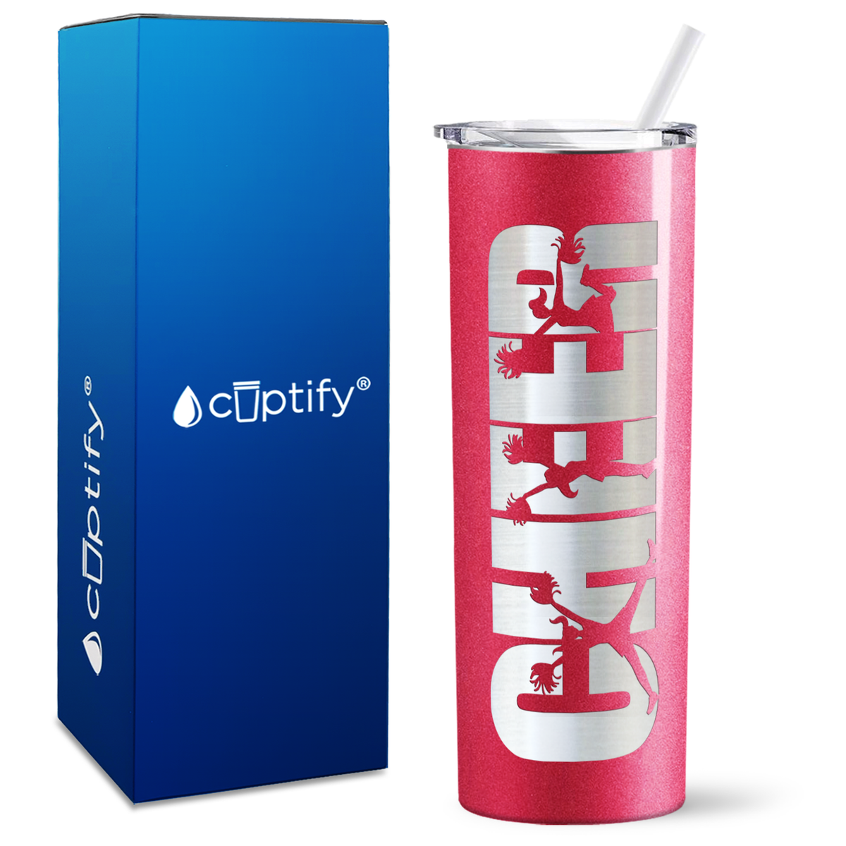 Cheer Leaders on 20oz Skinny Tumbler