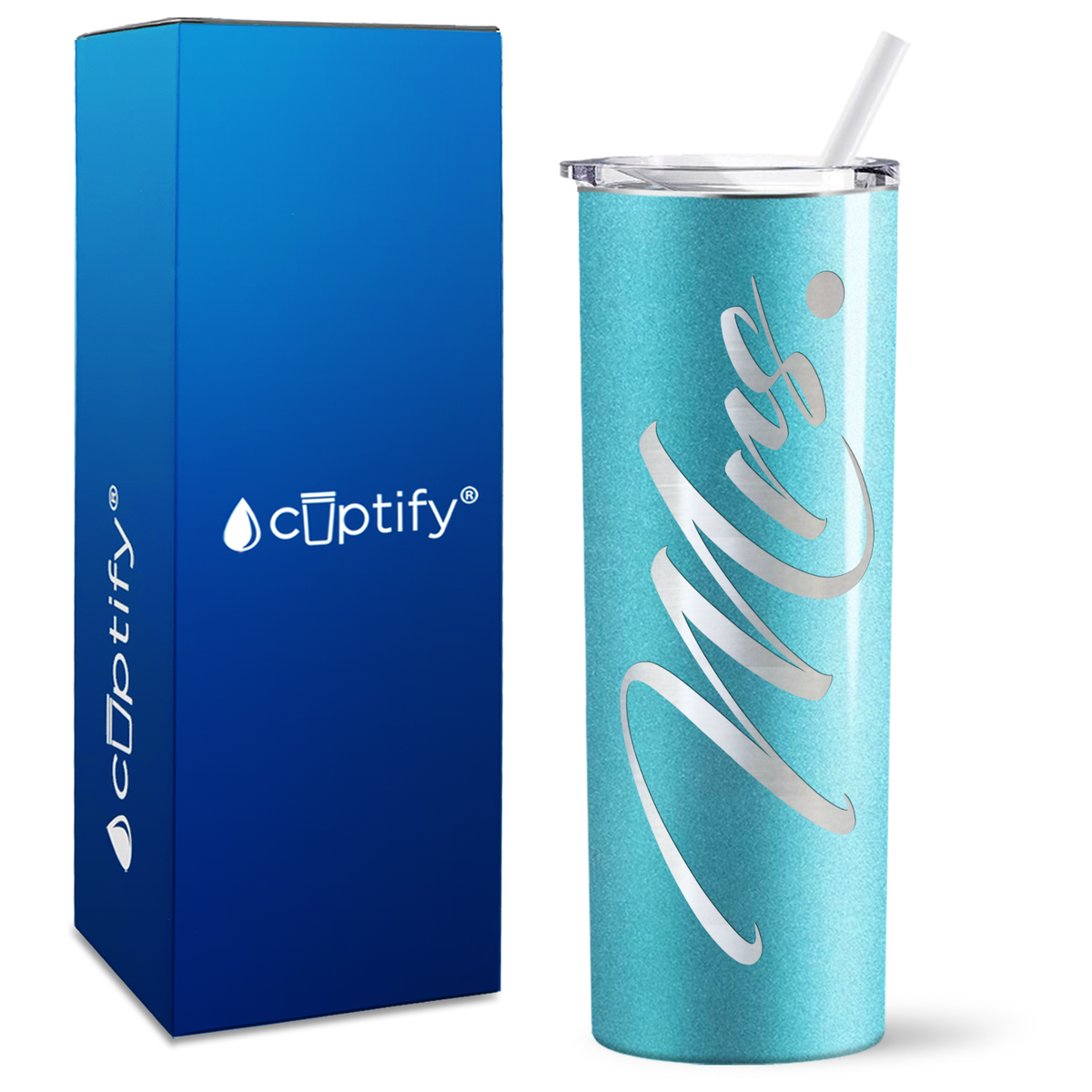 Mrs. on 20oz Skinny Tumbler