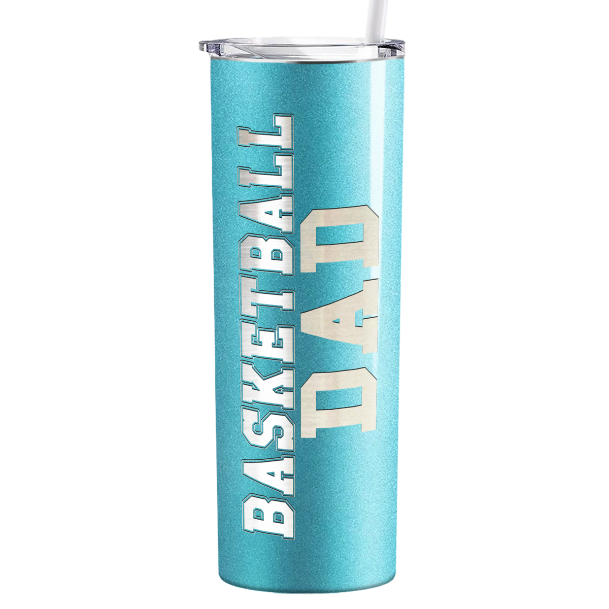 Basketball Dad on 20oz Skinny Tumbler