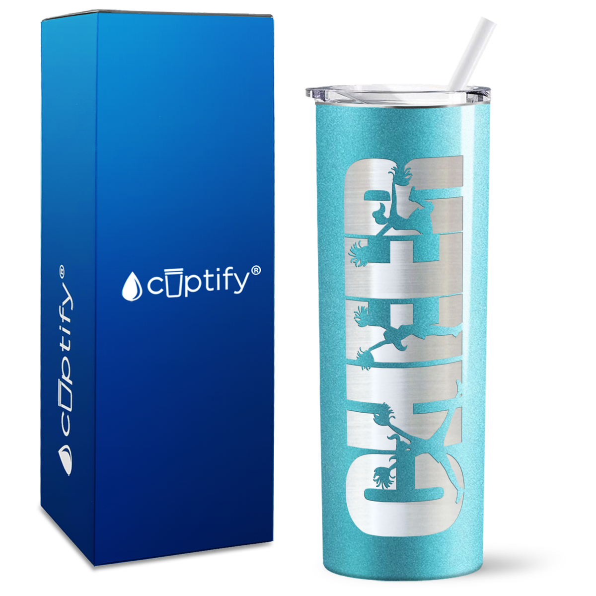 Cheer Leaders on 20oz Skinny Tumbler