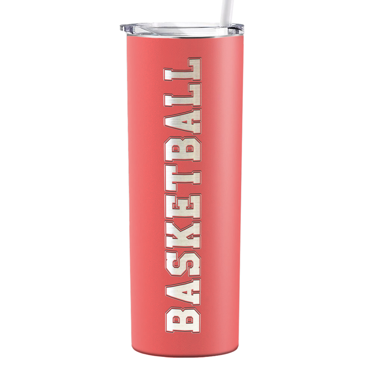Basketball on 20oz Skinny Tumbler