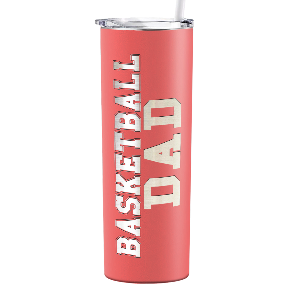 Basketball Dad on 20oz Skinny Tumbler