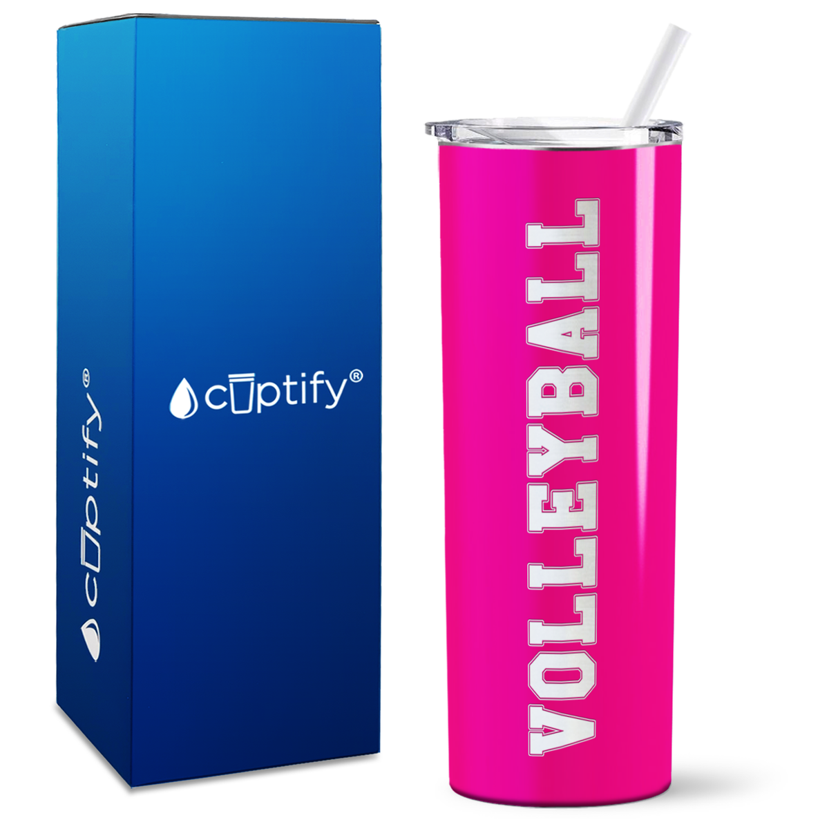Volleyball on 20oz Skinny Tumbler