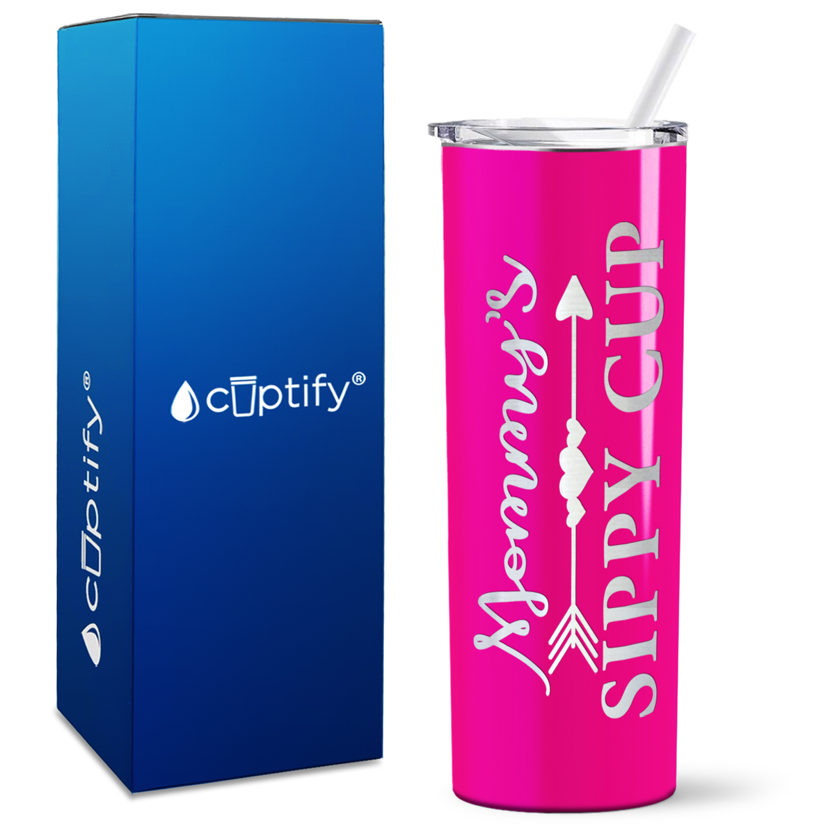 Mommy's Sippy Cup on 20oz Skinny Tumbler