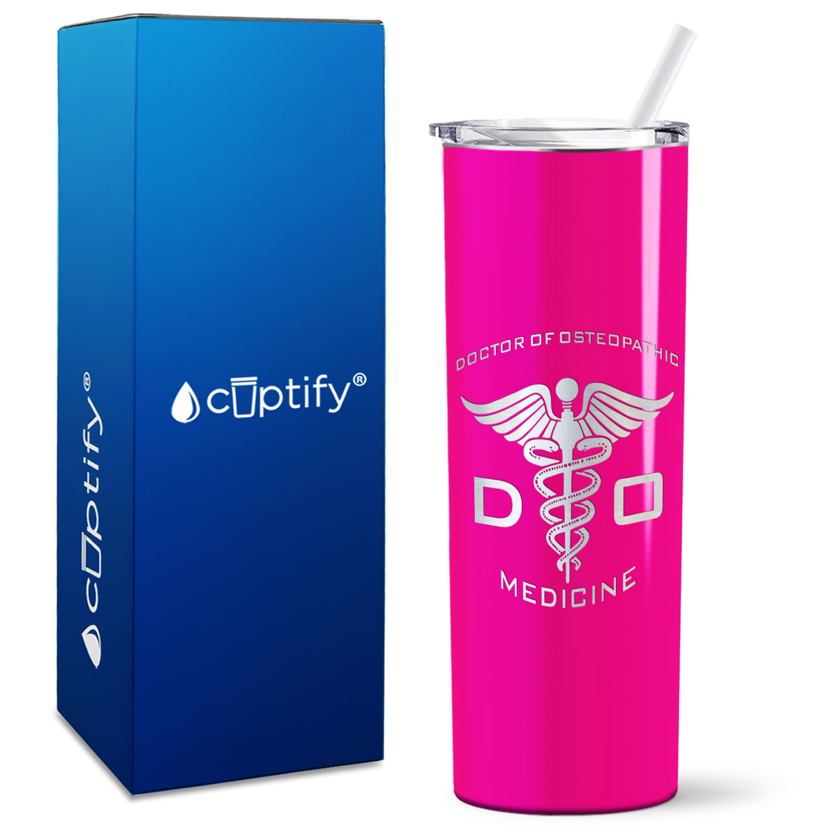 DO Doctor of Osteopathic on 20oz Skinny Tumbler