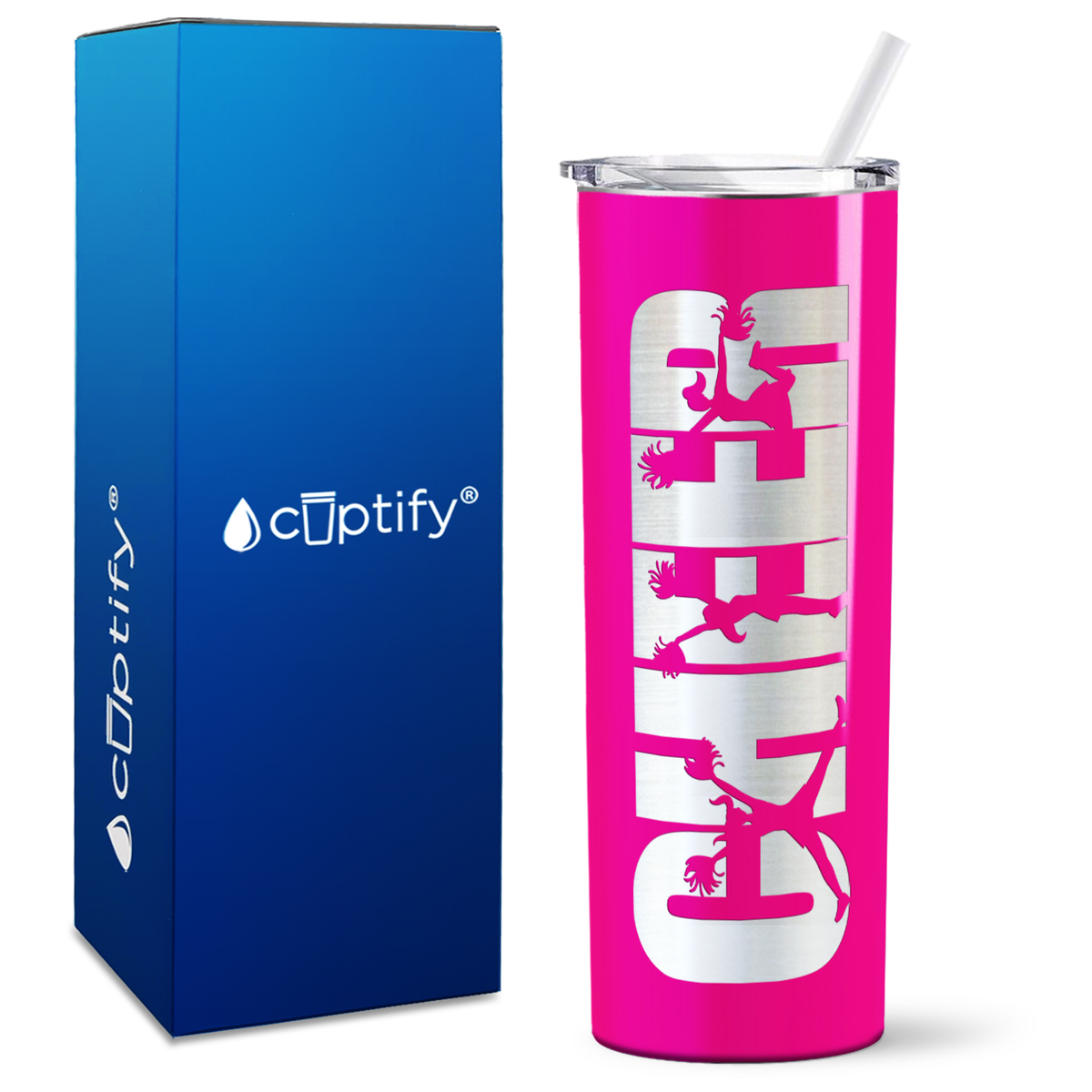 Cheer Leaders on 20oz Skinny Tumbler